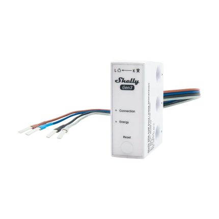 Shelly 3EM-63W Gen3 okos Wi-Fi-s, kismegszakítóra szerelhető, három fázisú fogyasztásmérő
